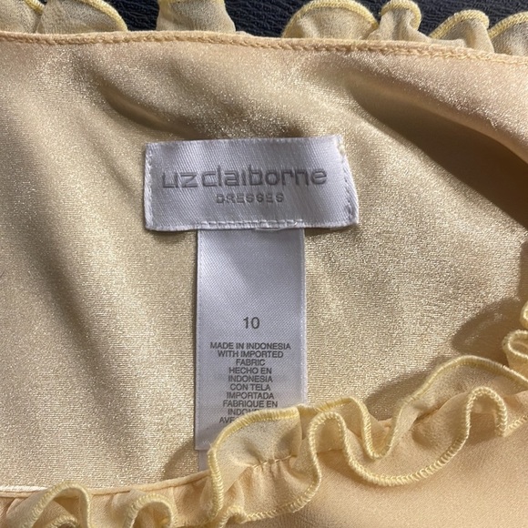 Liz Claiborne Yellow Ruffle Dress - Picture 7 of 7